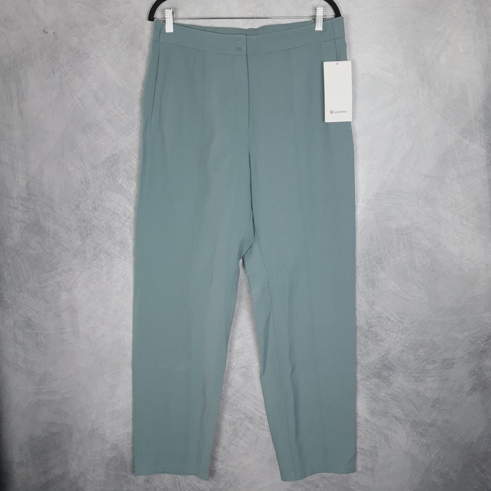 Lululemon Pants Womens 32 Green Travel High Rise Dynamic Days Business Casual